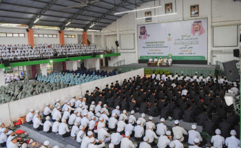 وزارة الشؤون الإسلامية تقيم مائدة إفطار رمضاني في أكبر معهد بجاكرتا بحضور أكثر من 6000 طالب وطالبة ضمن برنامج خادم الحرمين الشريفين لتفطير الصائمين