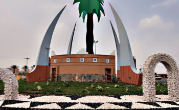 بلدية بيشة تُنهي أعمال تجميل المدخل الشمالي للمحافظة