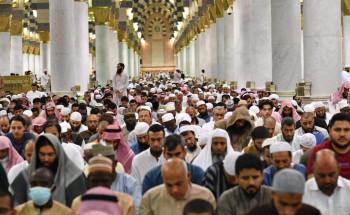 إقامة صلاة القيام في أول ليلة من العشر الأواخر لشهر رمضان المبارك بالمسجد النبوي