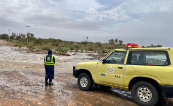 الدفاع المدني يدعو للتقيد بالإرشادات والابتعاد عن الأودية ومواقع تجمع المياه