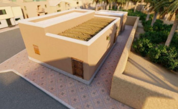 مشروع الأمير محمد بن سلمان لتطوير المساجد التاريخية يجدد مسجد الفويهي بسكاكا ويعيد تظليله بخشب الأثل وجريد النخل