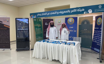 الأمر بالمعروف تفعّل محتوى برنامج “فاجتنبوه لعلكم تفلحون” التوعوي والوقائي على لوحات الطرق ومعرض “حماية” بكلية التقنية برماح