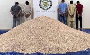 ‎”مكافحة المخدرات” تضبط أكثر من(8)ملايين قرص من مادة الإمفيتامين المخدر