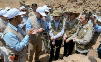وزير الصناعة والثروة المعدنية يدشن مشروع الخرائط الجيولوجية لمنطقة الدرع العربي بقيمة تصل إلى 777 مليون ريال