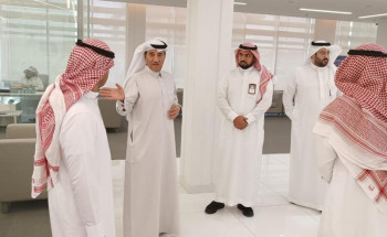 مكتب تحقيق الرؤية بإمارة منطقة الجوف يزور فرع وزارة التجارة بالمنطقة