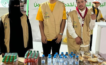 فرع وزارة الرياضة بالجوف يقدم خدماته لضيوف الرحمن بمدينة الحجاج(صور)