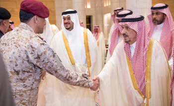 أمير منطقة الرياض ونائبه يستقبلون المهنئين بعيد الأضحى