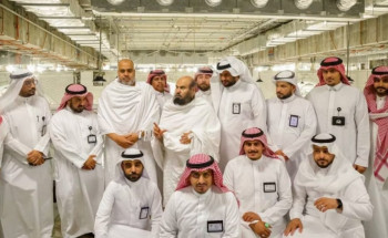 السديس يقف على جاهزية منظومة عربات التنقل داخل المسجد الحرام