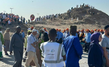 فريق بواسل المدينة التطوعي وشركة الإسناد المتكامل في خدمة ضيوف الرحمن