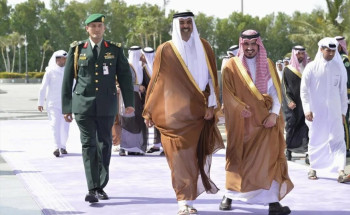 أمير دولة قطر يصل إلى جدة