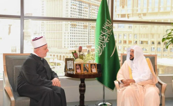 وزير الشؤون الإسلامية يلتقي رئيس العلماء والمشيخة الإسلامية بالبوسنة والهرسك