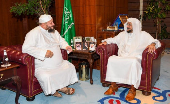 وزير الشؤون الإسلامية يستقبل مفتي جنوب ألبانيا