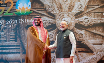 ولي العهد يصل مقر انعقاد قمة مجموعة العشرين وفي استقباله دولة رئيس وزراء جمهورية الهند