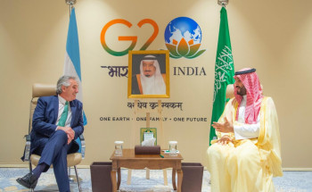 ولي العهد يلتقي رئيس جمهورية الأرجنتين على هامش انعقاد قمة مجموعة العشرين