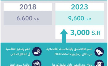 المرصد الوطني للعمل: معدل أجور السعوديين بالقطاع الخاص يرتفع بنسبة 45% خلال 5 سنوات