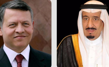 ملك الأردن يهنئ خادم الحرمين الشريفين بمناسبة اليوم الوطني الـ 93
