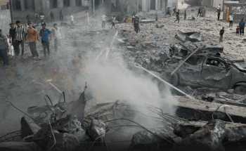 الاحتلال الإسرائيلي يواصل قصف غزة ويحشد الدبابات قرب الحدود.. ونزوح مستمر لسكان القطاع