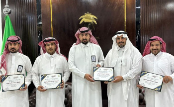 رئيس بلدية صوير يكرم العاملين في احتفال اليوم الوطني 93