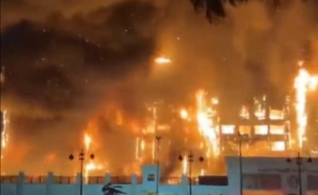 حريق هائل يلتهم مديرية أمن الإسماعيلية بمصر.. وارتفاع عدد المصابين إلى 25 شخصا