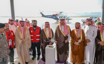 الأمير عبدالعزيز بن سعد بن عبدالعزيز يدشن طائرة الإسعاف الجوي “نايلات”