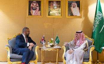 وزير الخارجية يستقبل وزير الخارجية البريطاني