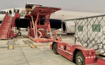 مغادرة الطائرة الإغاثية السعودية السادسة عشر لإغاثة الشعب الفلسطيني في غزة