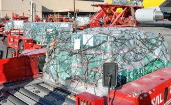 مغادرة الطائرة الإغاثية السعودية الثانية لإغاثة الشعب الفلسطيني في قطاع غزة