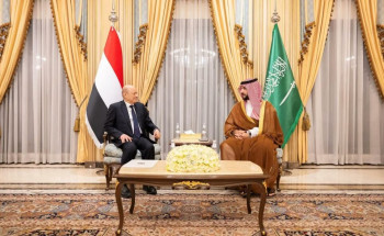 بتوجيه من ولي العهد.. وزير الدفاع يلتقي رئيس وأعضاء مجلس القيادة الرئاسي بالجمهورية اليمنية