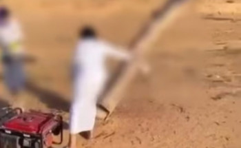 ضبط مواطن مخالف ظهر بمقطع مرئي لارتكابه مخالفة قطع الأشجار دون ترخيص