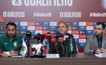 “مانشيني”: مباراة صعبة أمام الأردن واستعدينا لها بشكل جيد