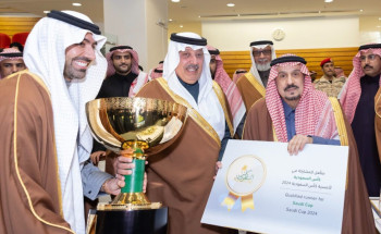 تحت رعاية خادم الحرمين الشريفين ونيابة عن سمو ولي العهد.. أمير منطقة الرياض يتوج الفائزين بكأسي خادم الحرمين الشريفين والخيالة السعوديين المتمرنين