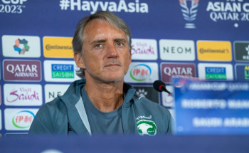 “مانشيني”: أنا سعيد جدًّا بالمجموعة التي لديّ الآن.. وسالم الدوسري لاعب موهوب