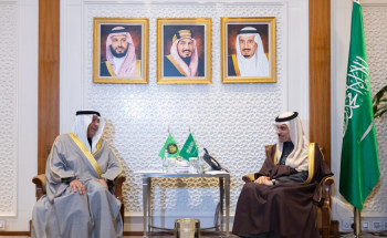 فيصل بن فرحان يستقبل أمين مجلس التعاون الخليجي