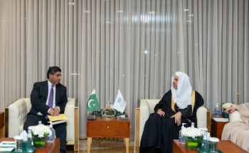 د.العيسى في لقاء وفد الكونغرس الأمريكي: حرب غزة انتهاك صارخ للقانون الدولي الإنساني