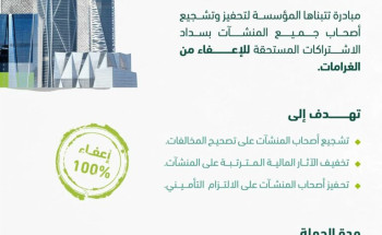 “التأمينات الاجتماعية” تطلق مبادرة الإعفاء من غرامات التأخير والمخالفات بنسبة 100%