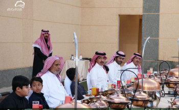 غرفة حفرالباطن تقيم مأدبة إفطار لأبناء جمعية تراؤف