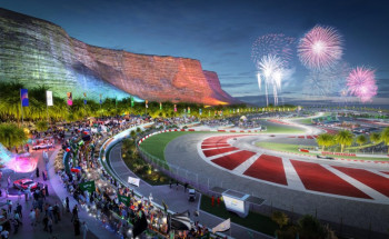 القدية تعلن إطلاق مضمار السرعة ثالث وجهاتها الرئيسة لتقديم تجربة استثنائية في رياضة المحركات