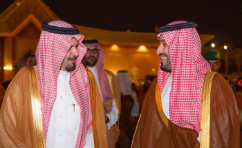 سمو ولي العهد يغادر المدينة المنورة وفي مقدمة مودعيه سمو أمير منطقة المدينة المنورة وسمو نائبه