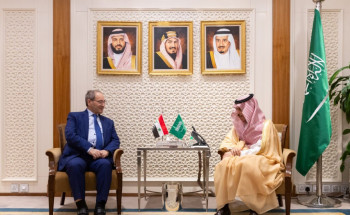 وزير الخارجية يستقبل وزير الخارجية السوري