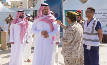 أمير منطقة المدينة المنورة يزور المركز الطبي الموسمي التابع لمستشفى الأمير سلطان