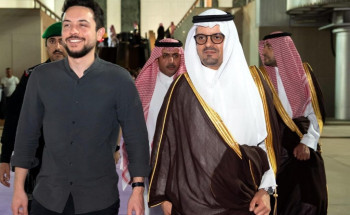 ولي عهد الأردن يغادر جدة بعد أداء مناسك العمرة