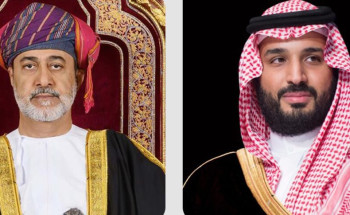 ولي العهد يتلقى اتصالاً هاتفياً من سلطان عُمان هنأه خلاله بقرب حلول عيد الفطر المبارك