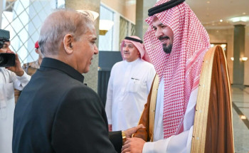 وصول رئيس وزراء جمهورية باكستان الإسلامية إلى المدينة المنورة