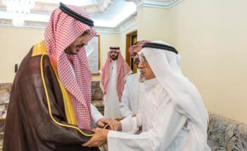 أمير منطقة الجوف يعزي أسرة الحموان