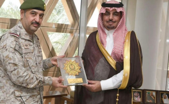 محافظ الدرعية يستقبل قائد كلية الملك عبدالعزيز الحربية