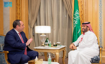 ولي العهد يلتقي الأمين العام للمكتب الدولي للمعارض ويستعرضان استعدادات المملكة وتجهيزاتها لاستضافة إكسبو 2030
