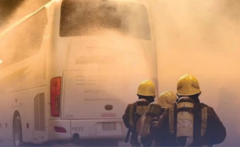 الدفاع المدني ينفذ فرضية حريق بالعاصمة المقدسة