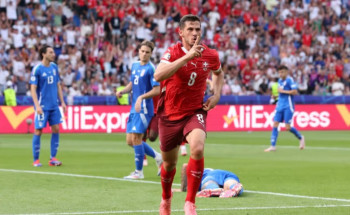 يورو 2024: سويسرا أول المتأهلين للدور ربع النهائي بثنائية إيطاليا