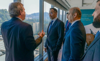 وزير الصناعة والثروة المعدنية يبحث مع “فالي” و “بوترباس” البرازيليتين تعزيز الاستثمارات في التعدين والصناعة