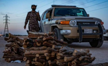 ضبط مخالف لنظام البيئة لتخزينه حطبًا محليًا في المنطقة الشرقية